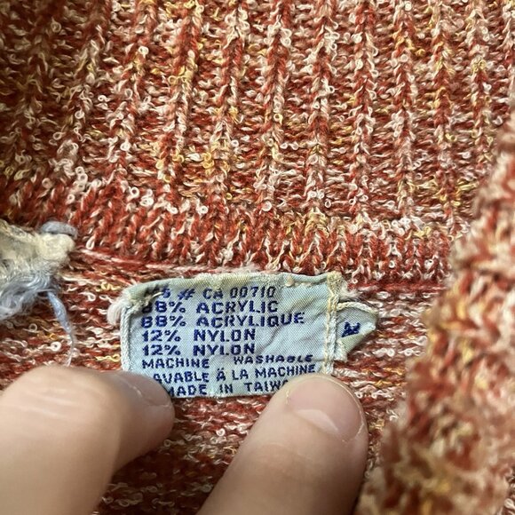 Vintage Mother Nature Joseph Ribkoff Mod Bodycon Knit Dress Womens 70s Boho - Picture 6 of 13